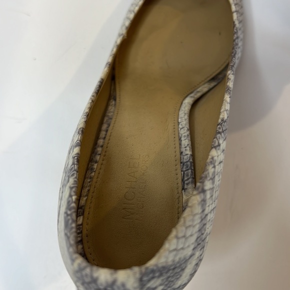 Michael Kors Snake Skin Print Heels PW15K Size 6 - Picture 5 of 9